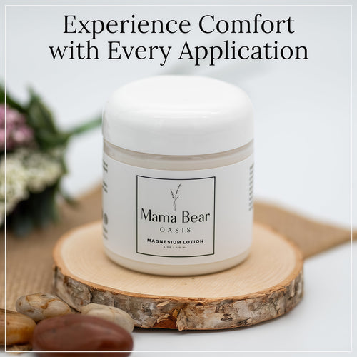 Mama Bear Oasis Magnesium Cream - Magnesium Lotion for Feet (Pack of 1) | Arnica, Vitamin B6, Aloe Vera and MSM, Vegan and Cruelty-Free, For Hands, Legs and Toes